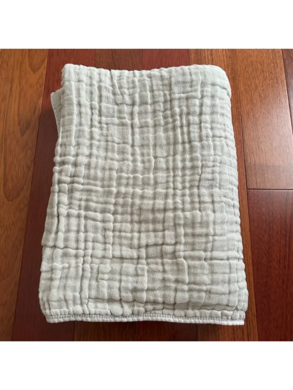 The Fleece Company Gray Muslin Cotton Blanket 53